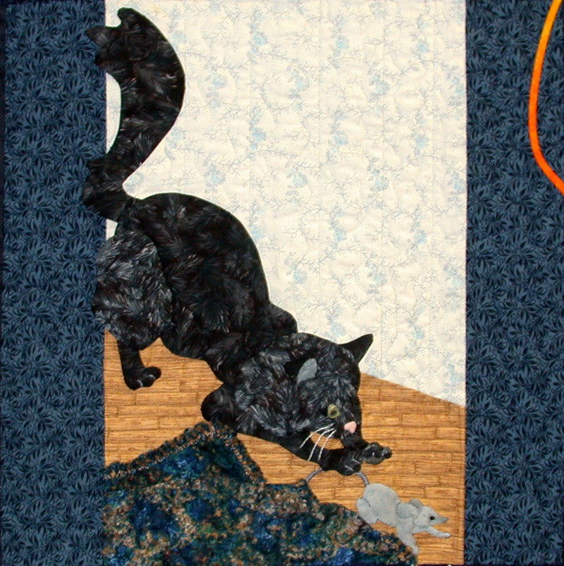 Saturday's Cat - Block 6  Pattern - StoryQuilts.com