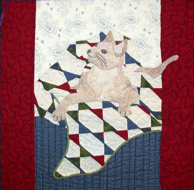 Sunday's Cat - Block 7  Pattern - StoryQuilts.com