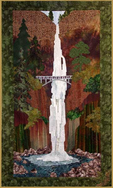 Multnomah Falls  Pattern - StoryQuilts.com