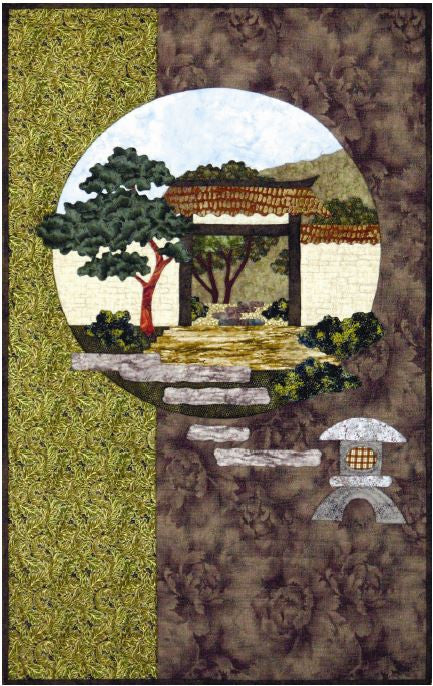 Postcards from Japan - Garden Gate  Pattern - StoryQuilts.com