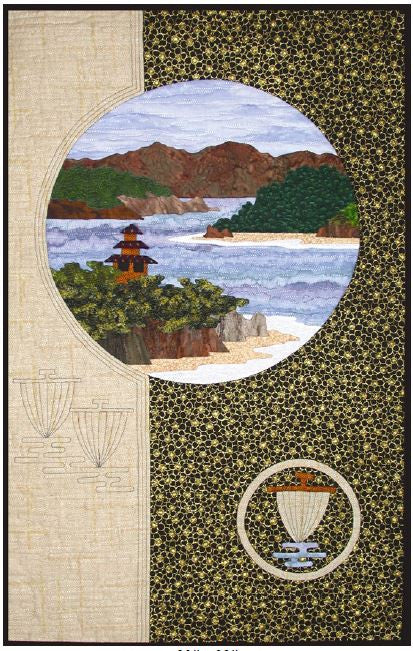 Postcards from Japan - Inland Sea  Pattern - StoryQuilts.com