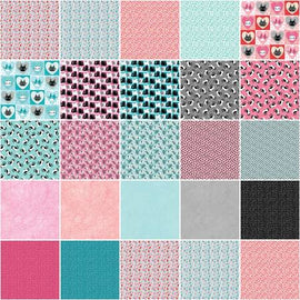 10 in Squares Purrfect Cats, 42pcs/bundle