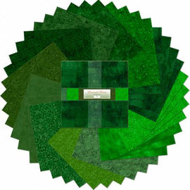 Emerald Forest 10 inch Squares - 42 pieces