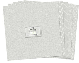 10 in Squares White Out 42 pcs per bundle