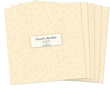 10 in Squares  Caramel Macchiato 42 pcs per bundle  Fabric - StoryQuilts.com