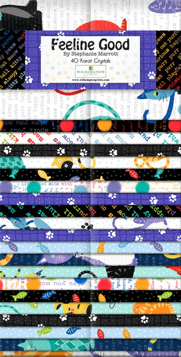 Feeline Good - 2-1/2in Strips  Fabric - StoryQuilts.com