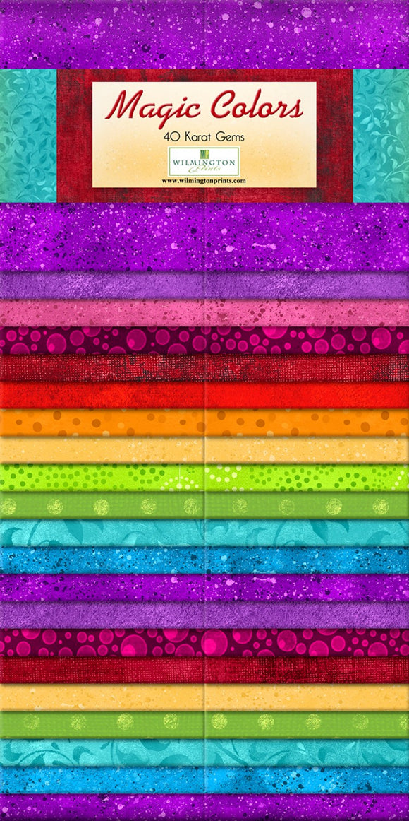 2-1/2 in Strips Magic Colors 40 pcs per pack