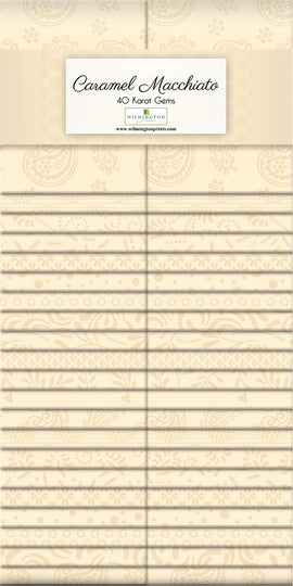 2-1/2in Strips Essential Gems Caramel Macchiato  Fabric - StoryQuilts.com