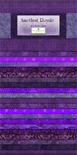 2-1/2 in Strips Amethyst Royale 40pcs per bundle  Fabric - StoryQuilts.com