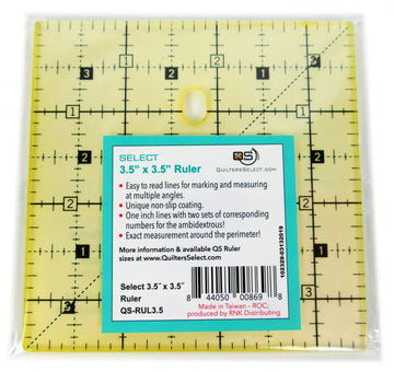 Non-Slip Ruler 3-1/2in x 3-1/2in  Notion - StoryQuilts.com