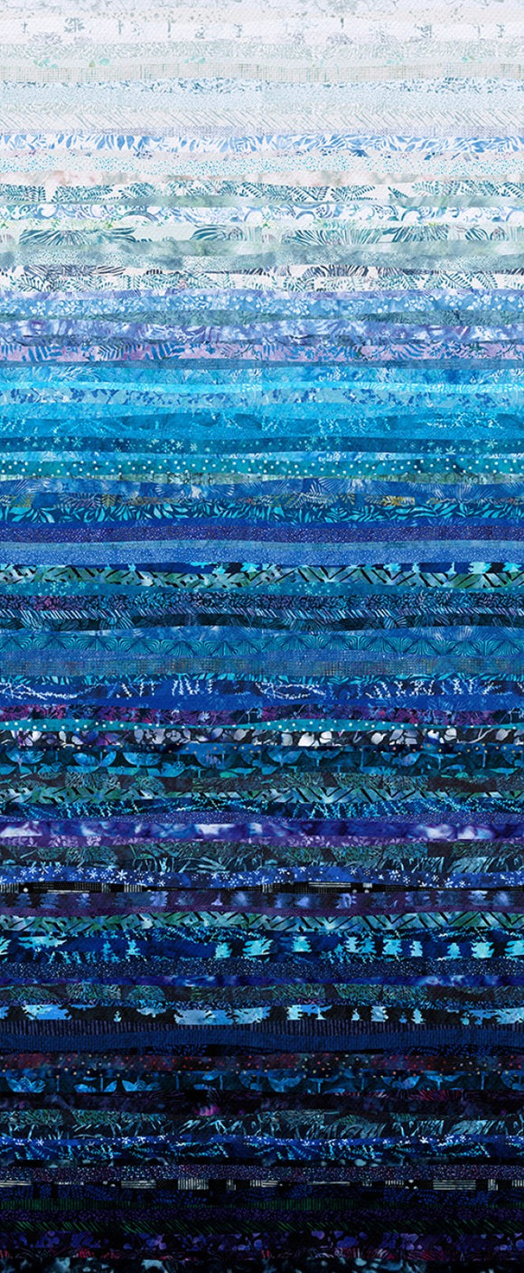 Bluebird Waves, sold in 1/2 yard increments