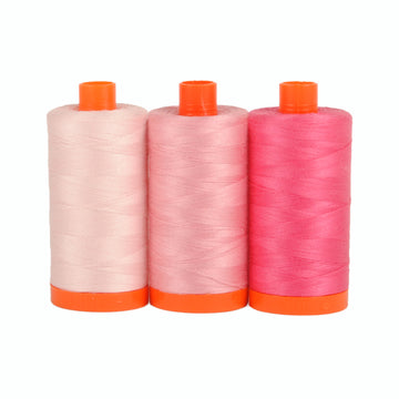 Color Builder 3pc Set Sardinia Pink  Thread - StoryQuilts.com