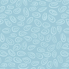 Turquoise Swirls by Susybee  Fabric - StoryQuilts.com