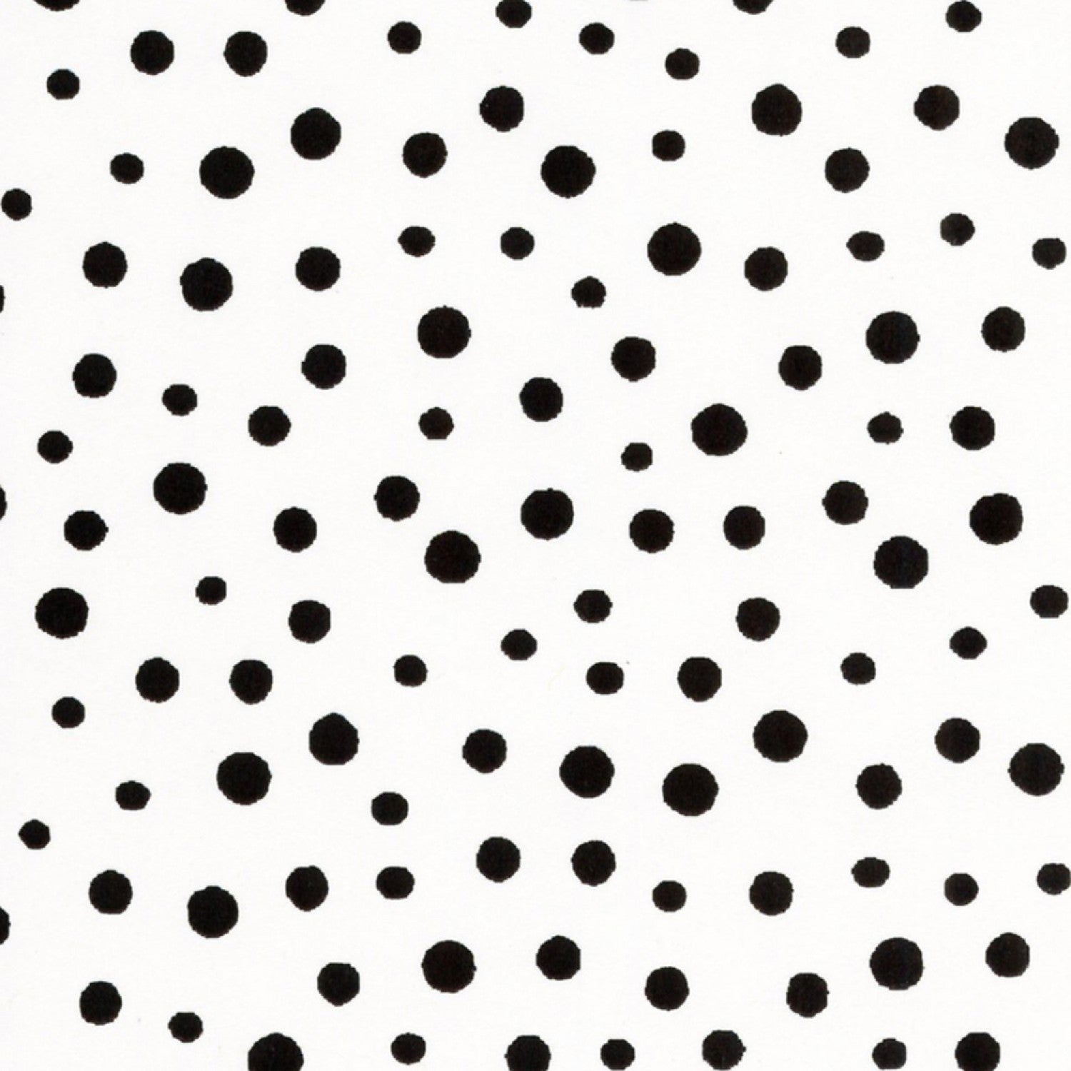 Black on White Irregular Dot