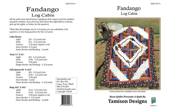 Fandango  Pattern - StoryQuilts.com