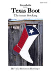 Texas Boot Christmas Stocking Quilting Pattern