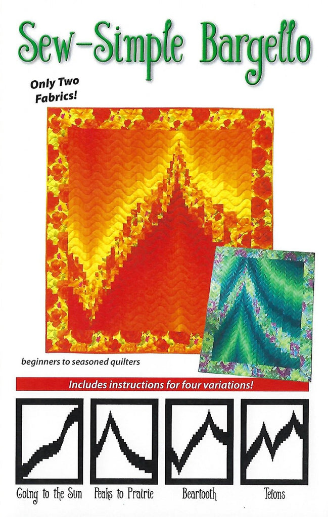 Sew Simple Bargello  Pattern - StoryQuilts.com