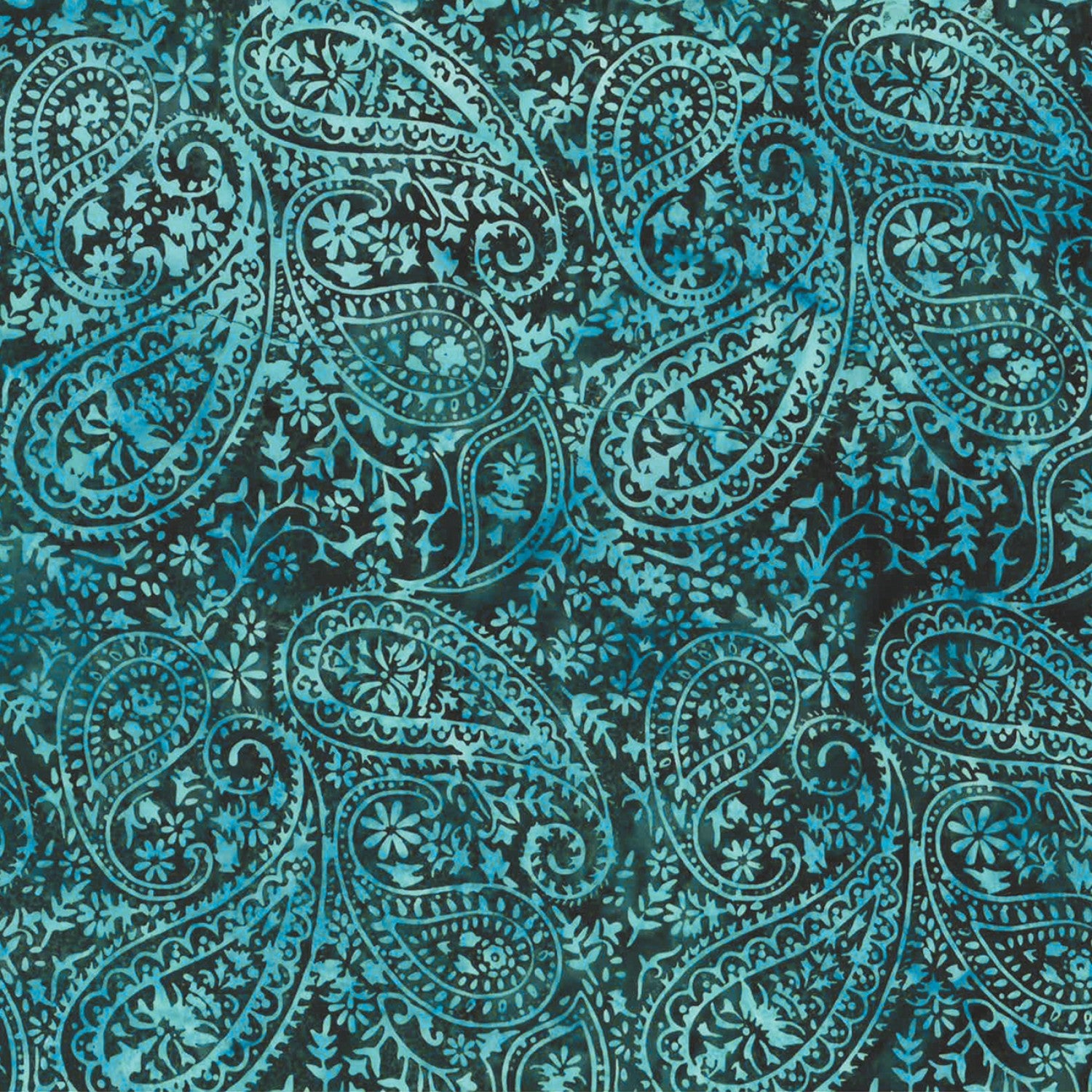 Hoffman Fabrics Mineral Bali Batik Paisley