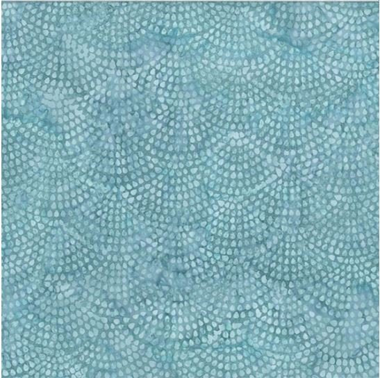 Hoffman Fabrics Bali Batik Dotty Scallop Big Sur