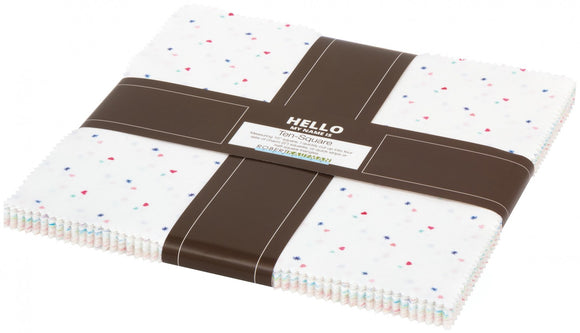 10 in Squares A Little Rain White 42pcs/bundle