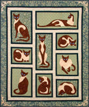 Temple Guardians Complete Pattern Set  Pattern - StoryQuilts.com