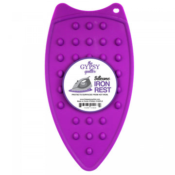 The Gypsy Quilter Silicone Iron Rest Purple  Notion - StoryQuilts.com