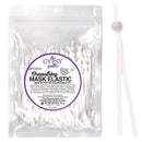 Drawstring Mask Elastic White-1