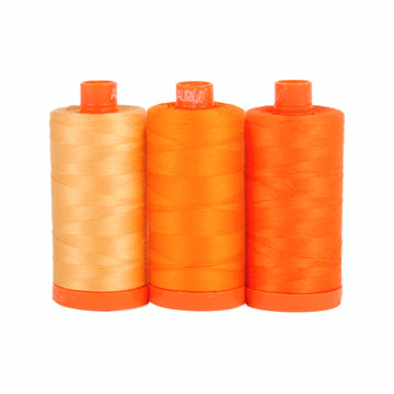 Color Builder 3pc Set Tuscany Orange  Thread - StoryQuilts.com