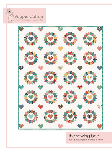 The Sewing Bee Quilt Kit featuring Betsy's Sewing Kit from Poppie Cotton  Fabric - StoryQuilts.com