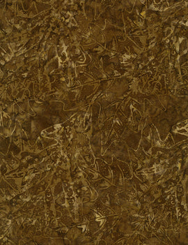 Timeless Treasures Nutmeg Tonga Batiks Autumn Leaves  Fabric - StoryQuilts.com