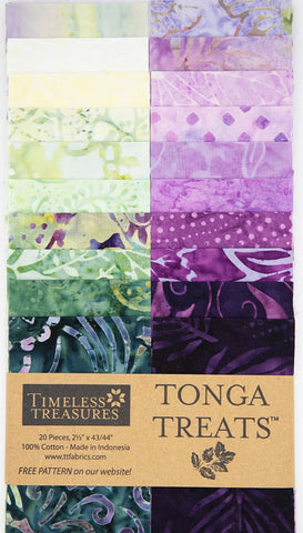 Timeless Treasures Tonga Treats Junior - Tulip