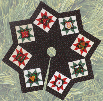Christmas Tree Skirt  Pattern - StoryQuilts.com