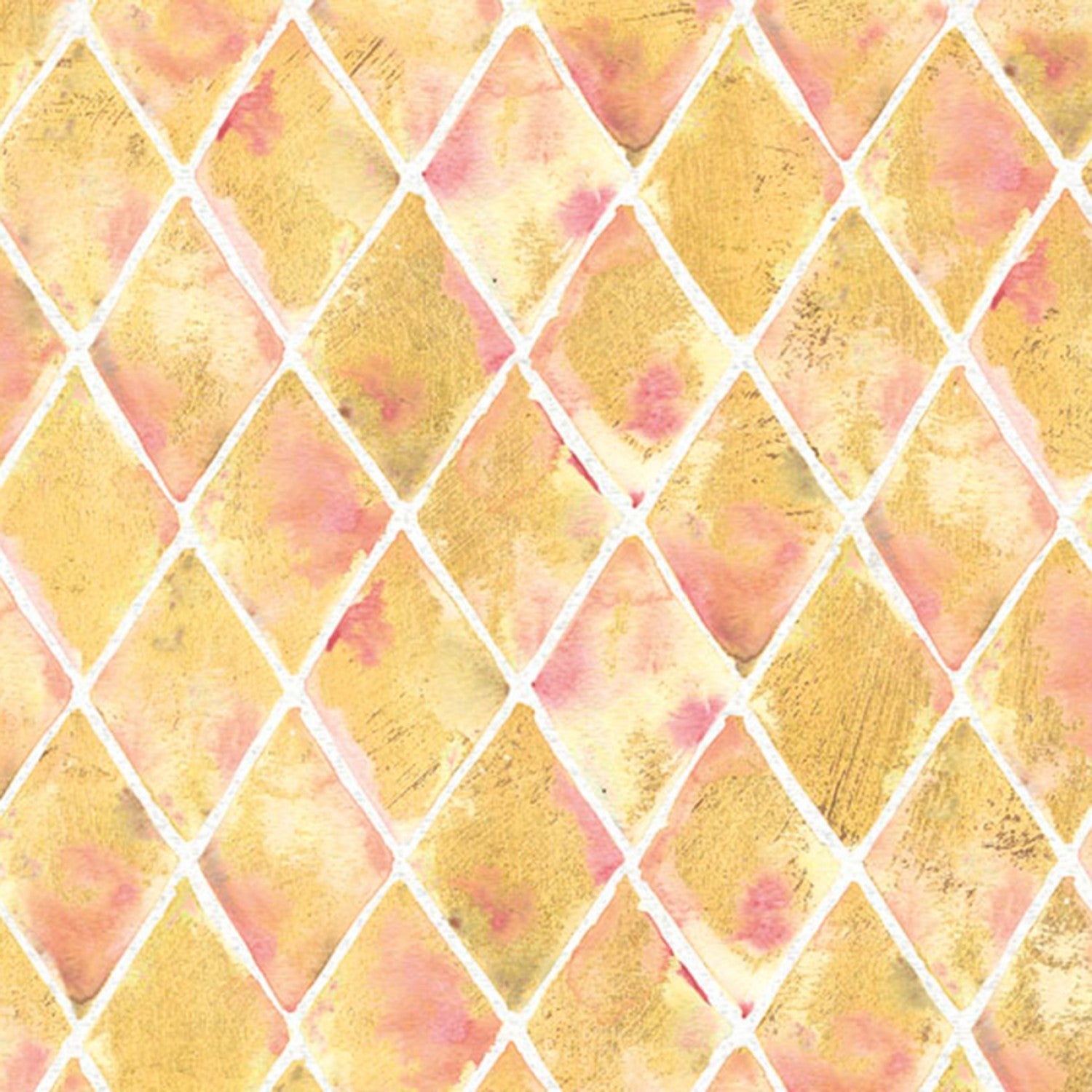 Gold/Yellow Pineapple  Fabric - StoryQuilts.com