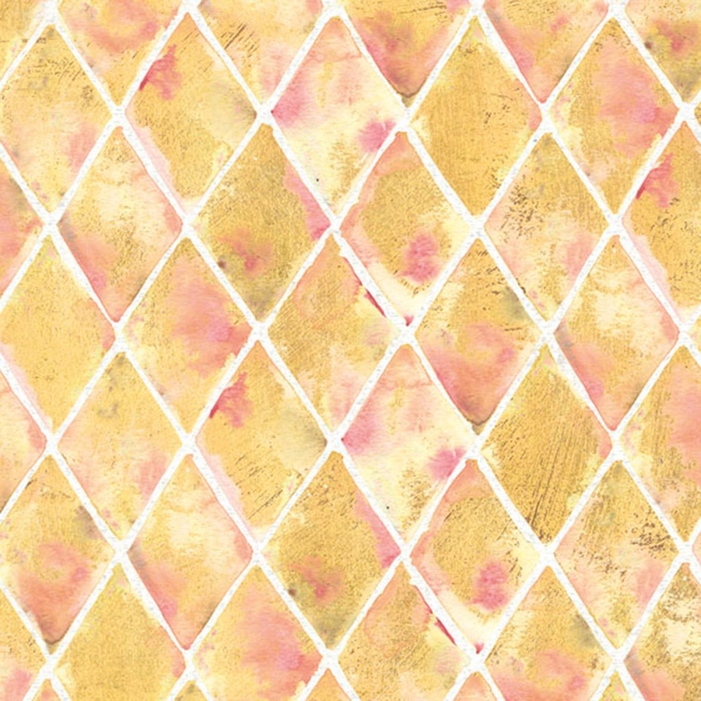 Gold/Yellow Pineapple  Fabric - StoryQuilts.com