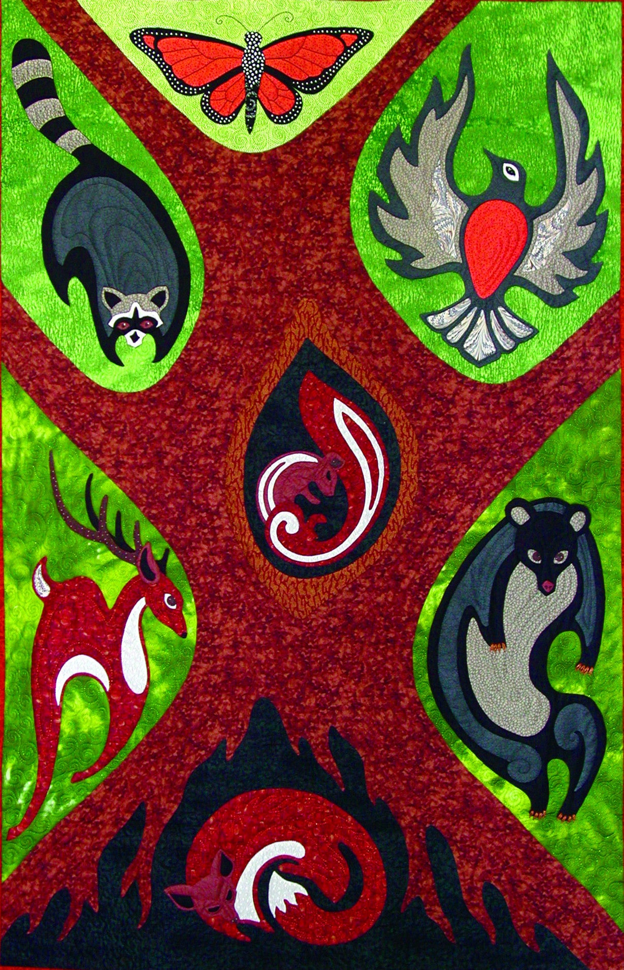 Woodland Spirit - Pattern 8  Pattern - StoryQuilts.com