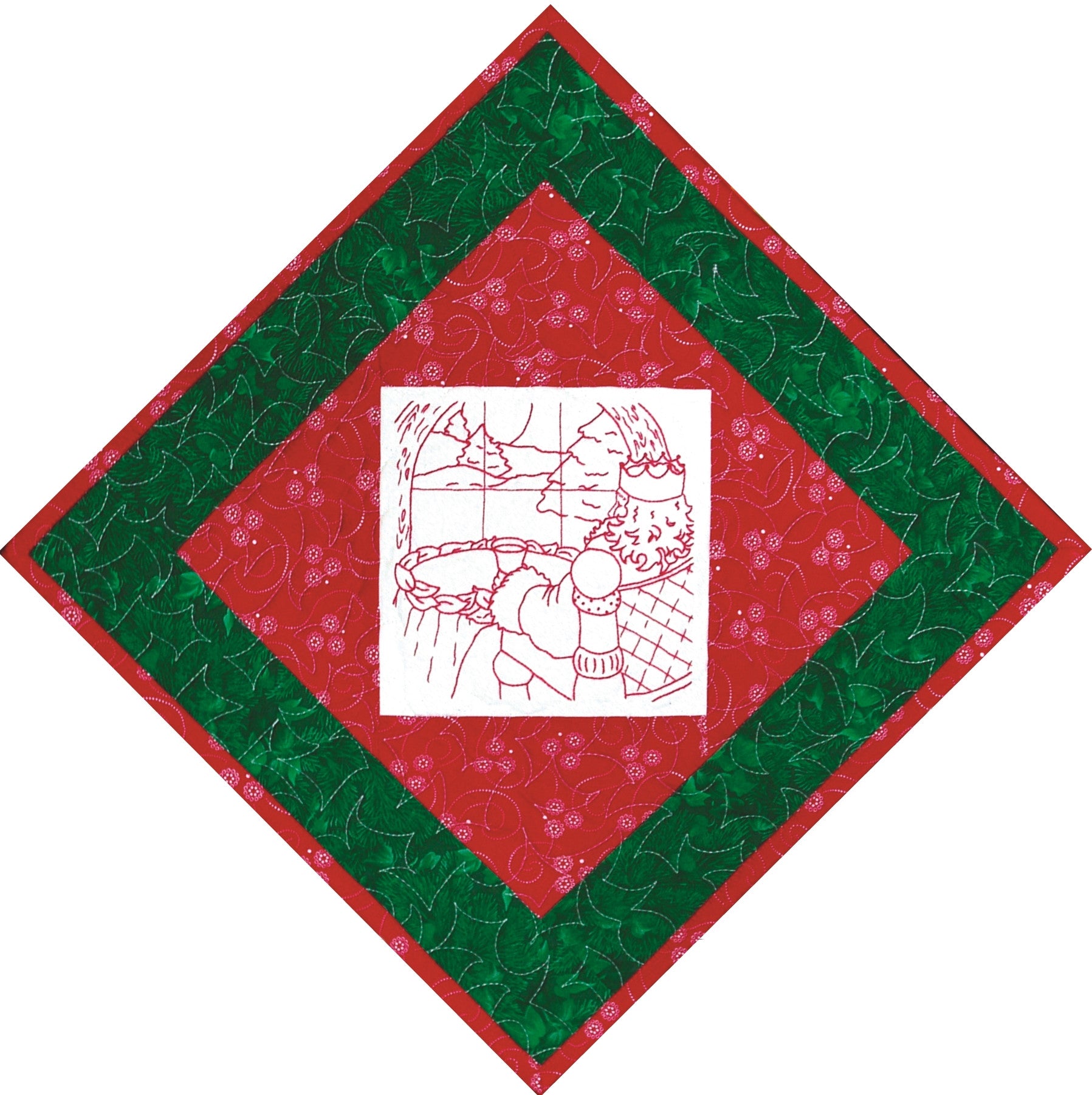 King Wenceslas & Tannenbaum  Pattern - StoryQuilts.com