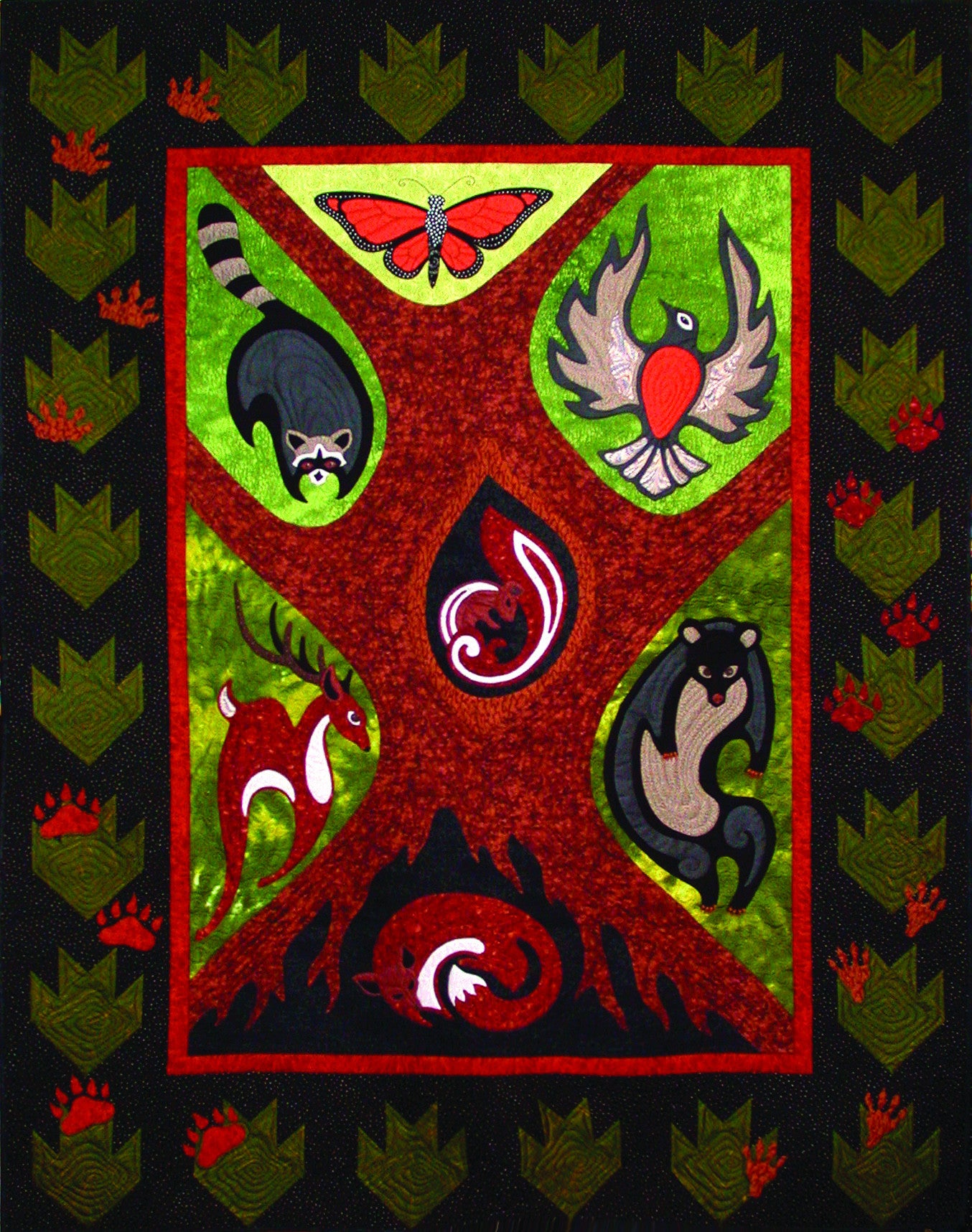 Woodland Spirit - Pattern 9  Pattern - StoryQuilts.com