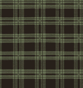 Living the Dream Plaid Blanket Y3442-112 Light Forest by Clothworks