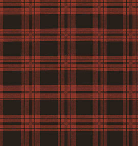 Living the Dream Plaid Blanket Y3442-50 Light Brick by Clothworks