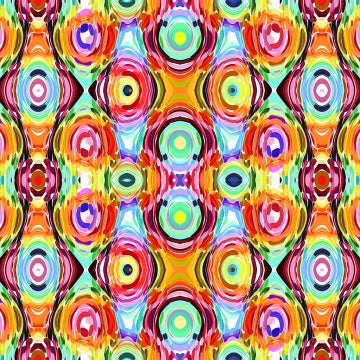 Vibrant Life Digital Swim With Color Y3544-56 Multi Bright