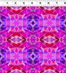 Vibrant Life Digital Kaleidoscope Y3546-27 Purple,  sold in.  Half yard increments-2