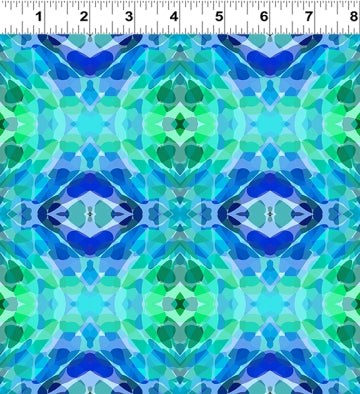 Vibrant Life Digital Kaleidoscope Y3546-90 Blue