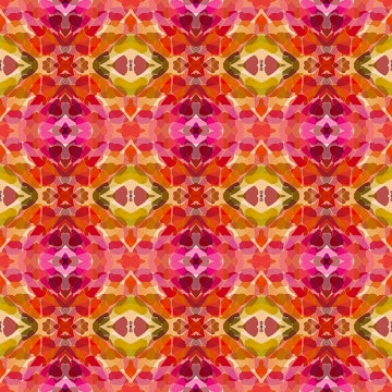 Vibrant Life Digital Kaleidoscope Y3546-36 Orange