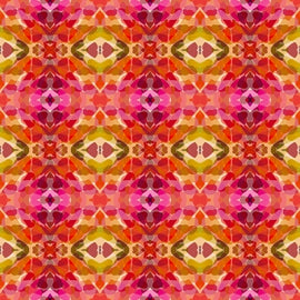 Vibrant Life Digital Kaleidoscope Y3546-36 Orange