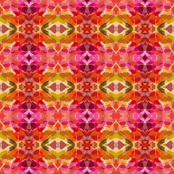 Vibrant Life Digital Kaleidoscope Y3546-36 Orange