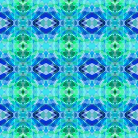 Vibrant Life Digital Kaleidoscope Y3546-90 Blue