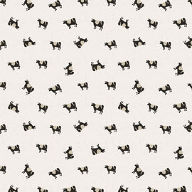 Happy Day Farm - Light Khaki Digital Cows,  sold in half yard increments