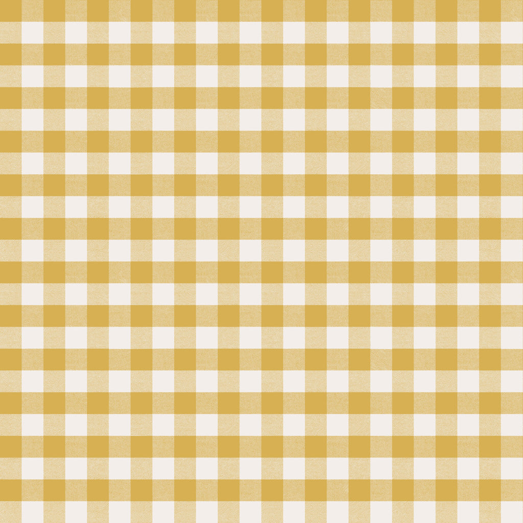 Happy Day Farm - Gold Gingham