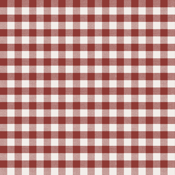 Happy Day Farm - Red Gingham,  sold in 1/2 yard increments