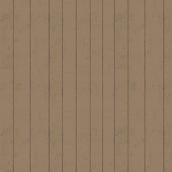Happy Day Farm - Light Brown Barnboard,  sold in 1/2 yard increments